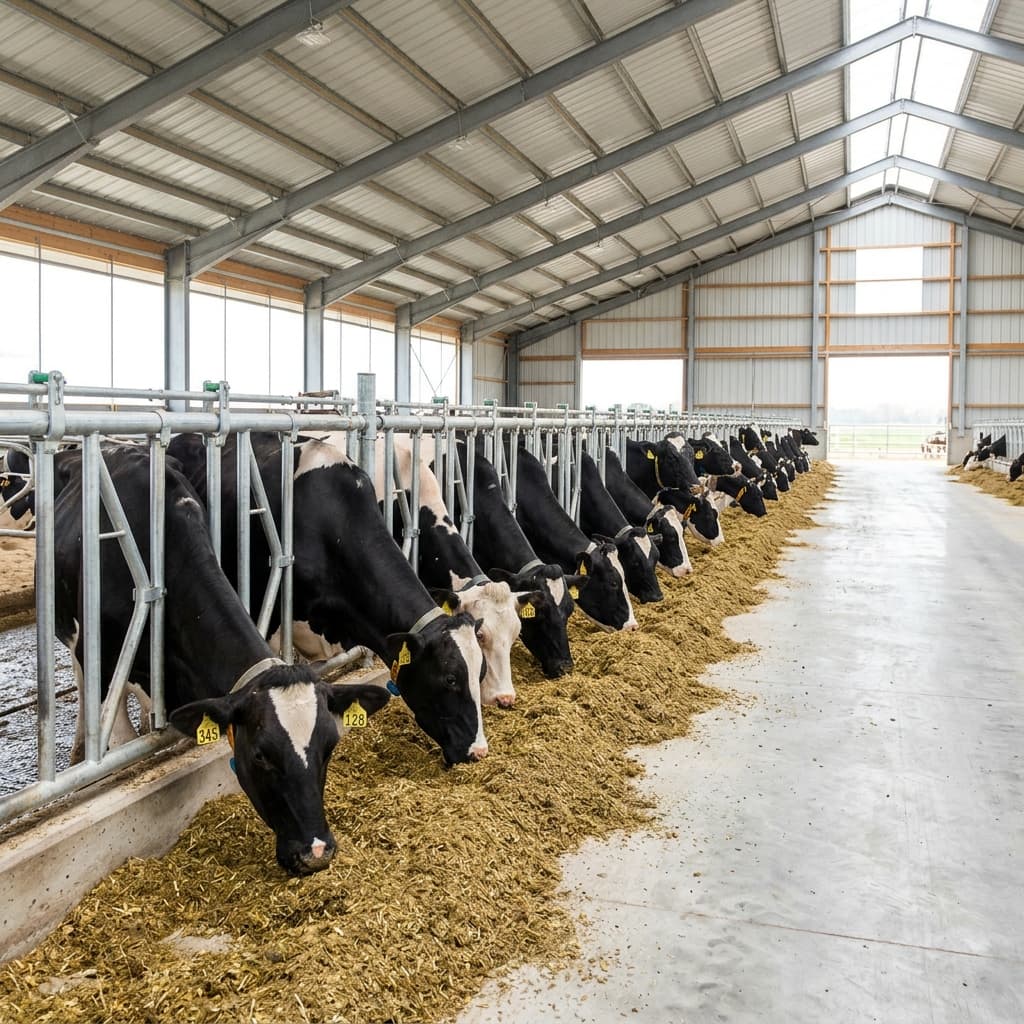 Dairy farm field